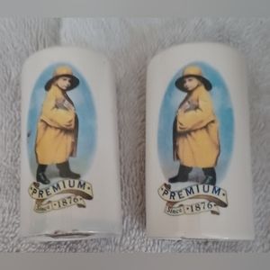 Vintage Morton Salt and Pepper Shakers.